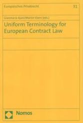 Uniform Terminology for European Contract Law Book