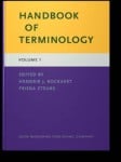 Handbook of Terminology Book