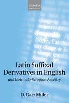 Latin Suffixal Derivatives in English