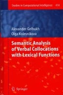  Semantic Analysis of Verbal Collocations with Lexical Functions