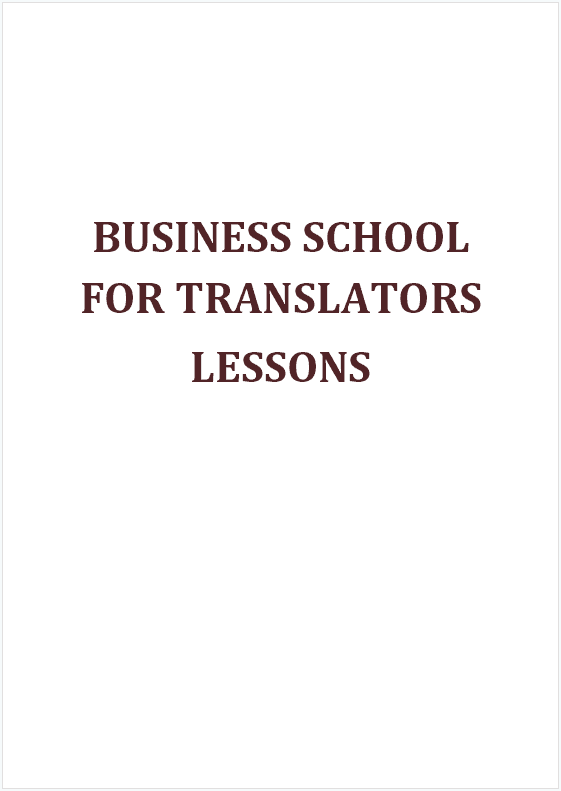 Business School for Translators Lessons