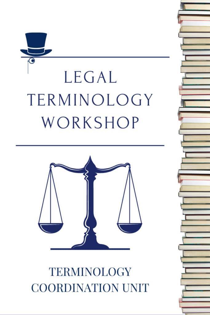 Legal Terminology Workshop1